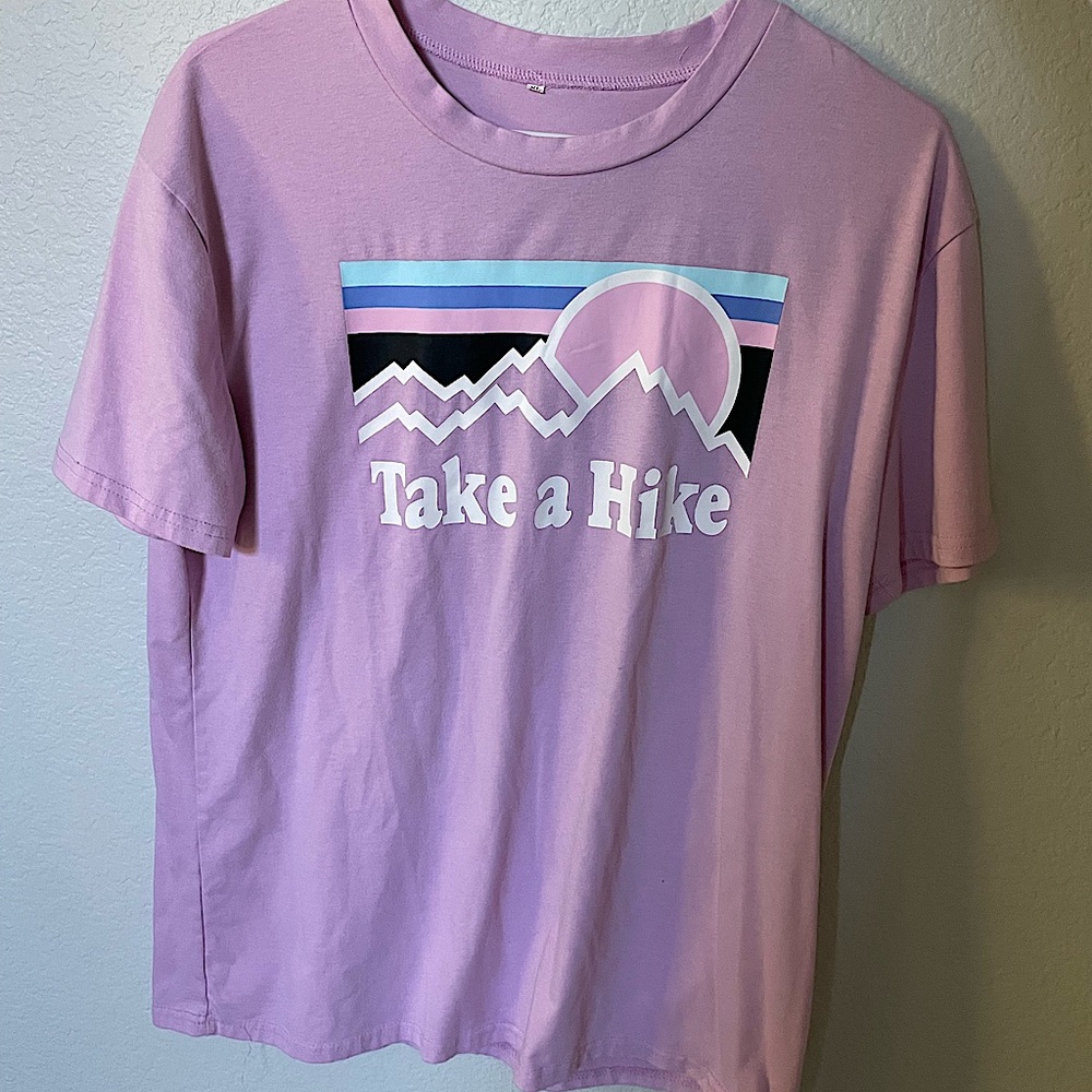 Take A Hike Woman’s T Shirt Summer Short Sleeve